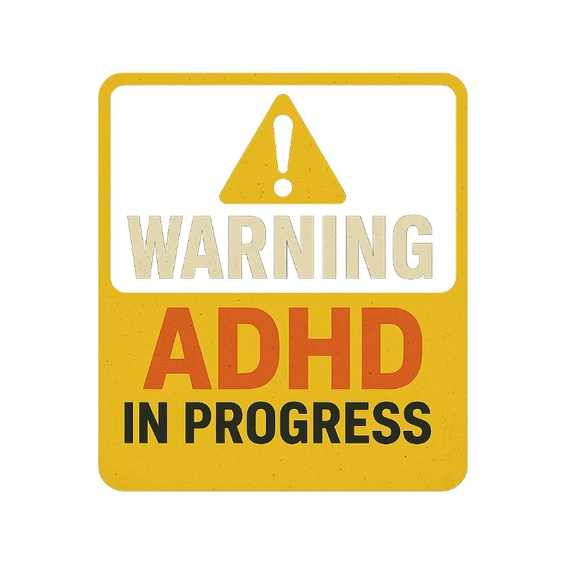 Warning ADHD In Progress