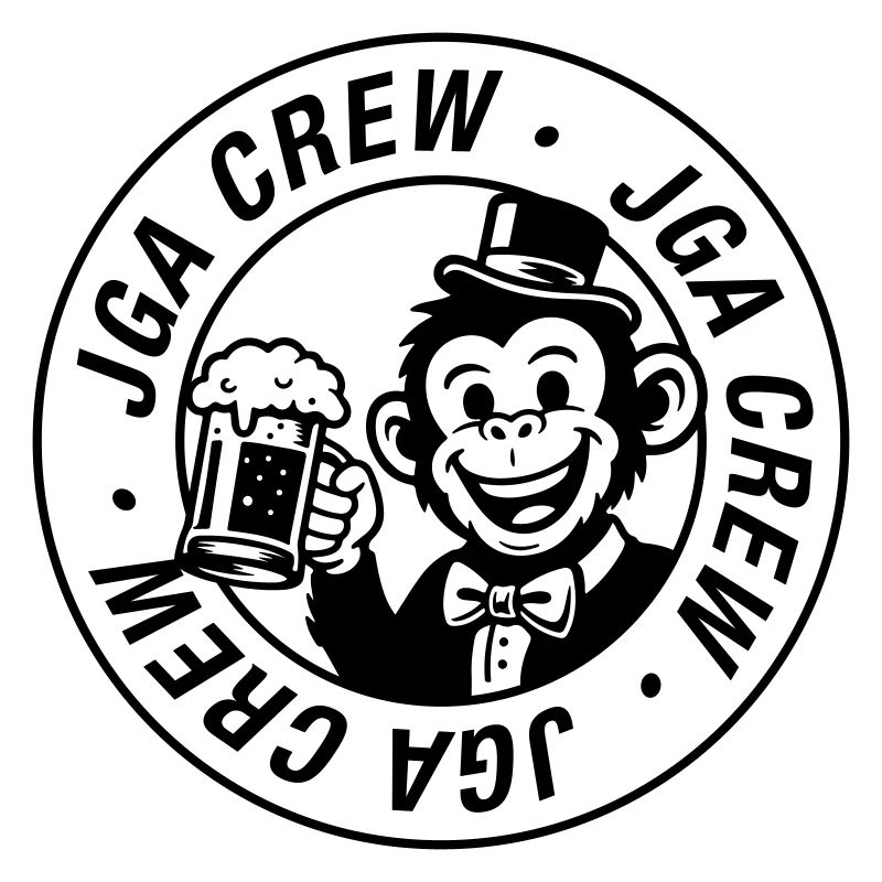 Bachelor Crew Monkey Bachelor Party