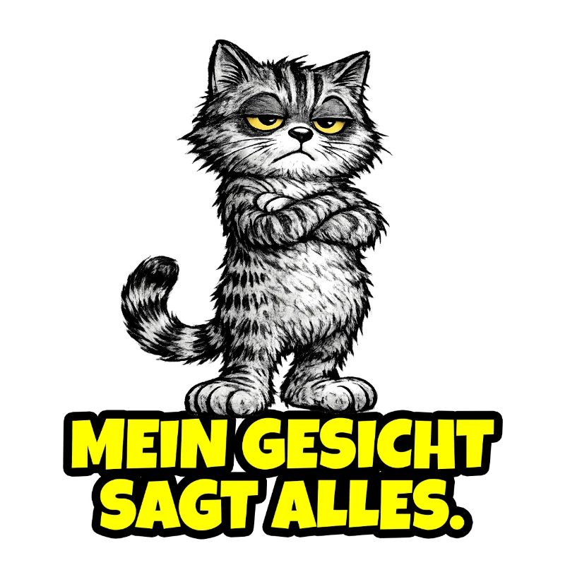 Mon visage en dit long. – Chef Chat (Grumpy)