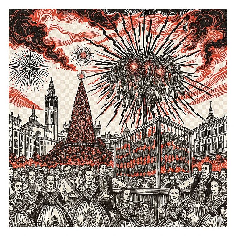 Tradition des Fallas de Valence