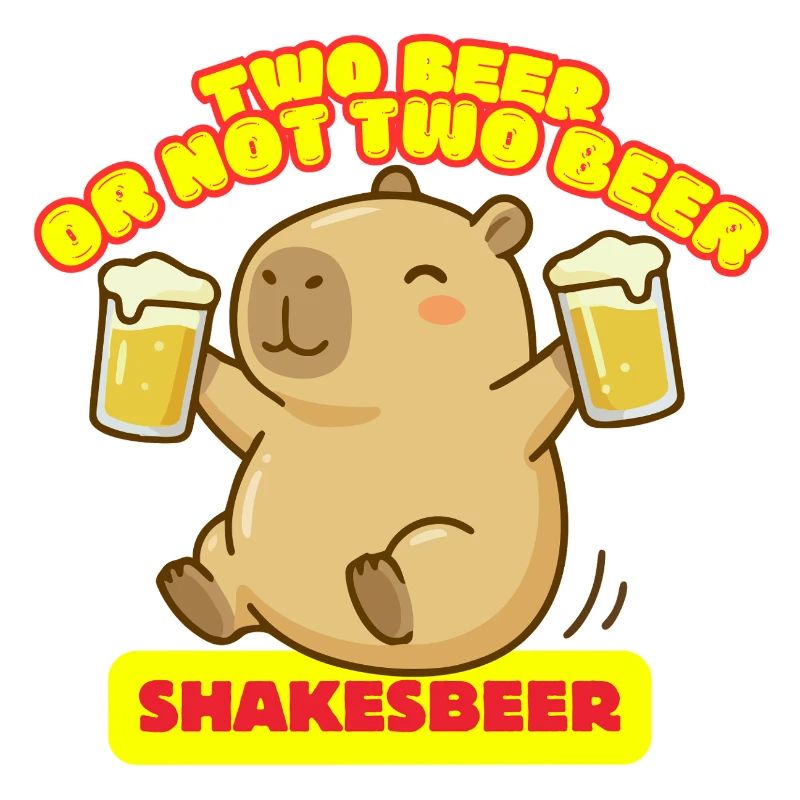 Two Beer Or Not Two Beer - Shakesbeer - Capybara