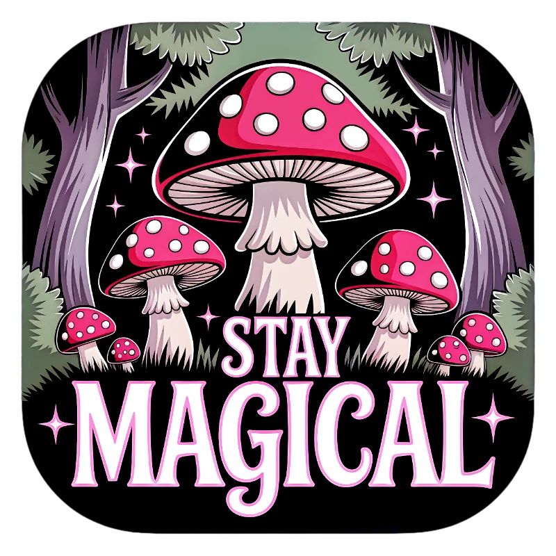 Restez magique dans la forêt de champignons