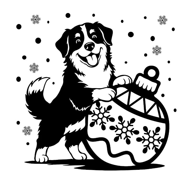 Le chien bernois joyeux de Bombk