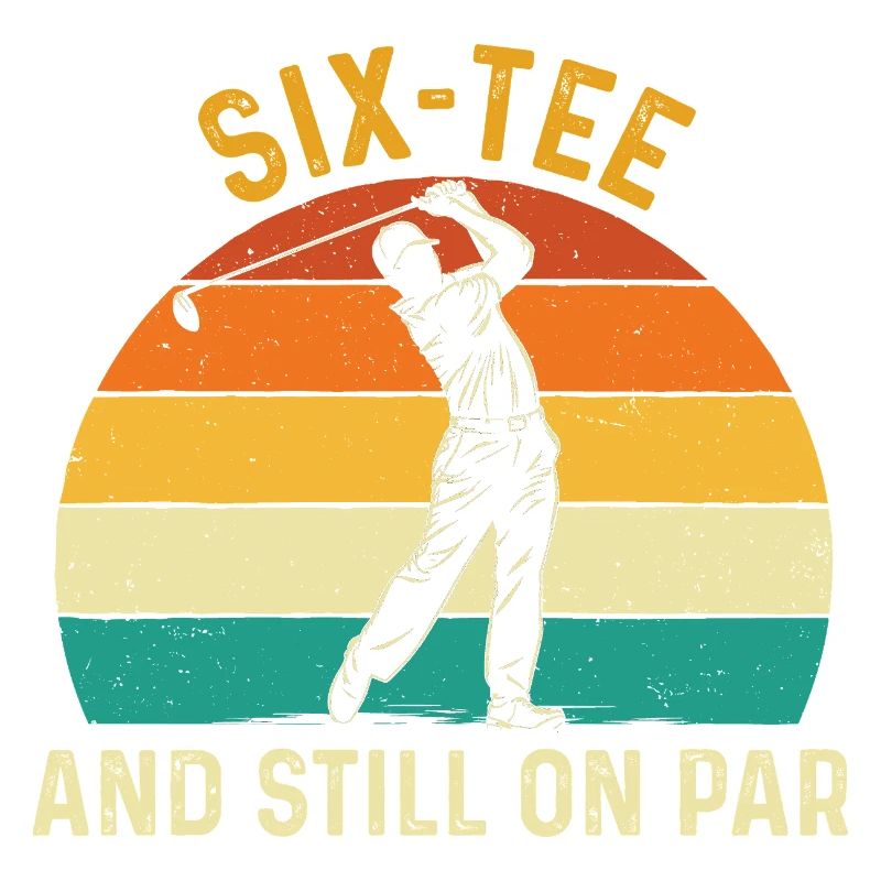 Sechs Abschlag immer noch auf Par, 60. Golf-Geburtstag.