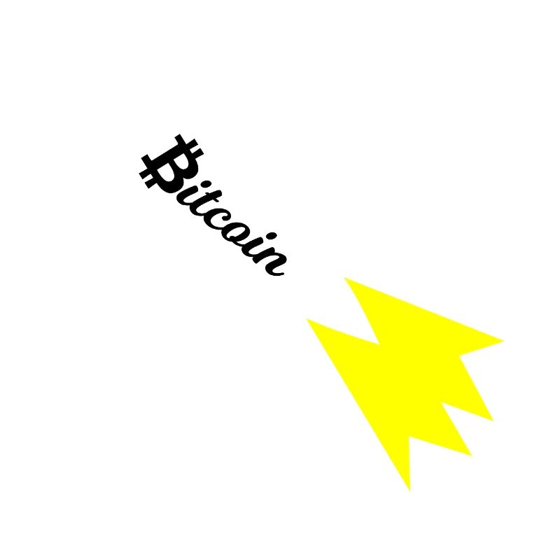 Bitcoin Rocket Print