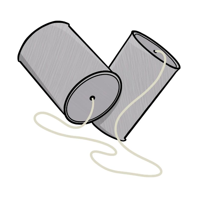 Tin Can Phone Nostalgia