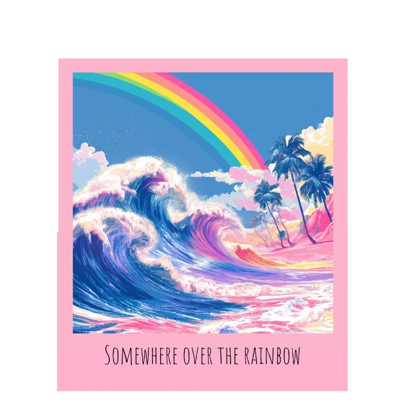 Rainbow Beach Rétro Wave