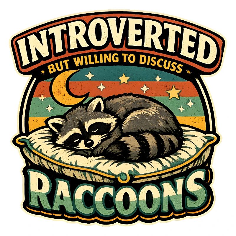 Raton laveur introverti discutable