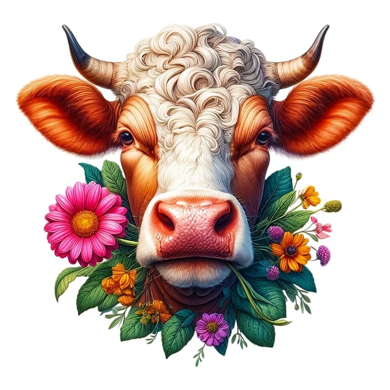 Fleurs de fleur de vache