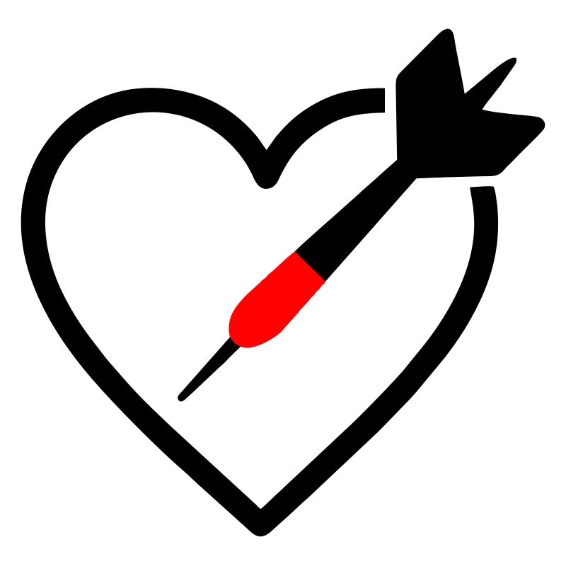 Fléchettes en forme de cœur – Passion Précision