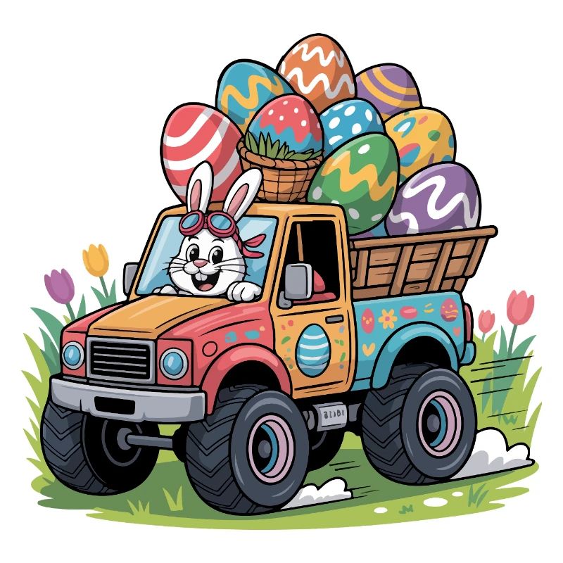 Happy Easter Sweet Easter Bunny Egg Hunt Easter Eggs