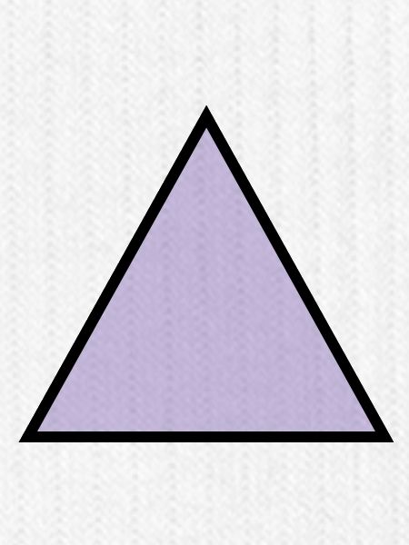hipster triangle triangle shape