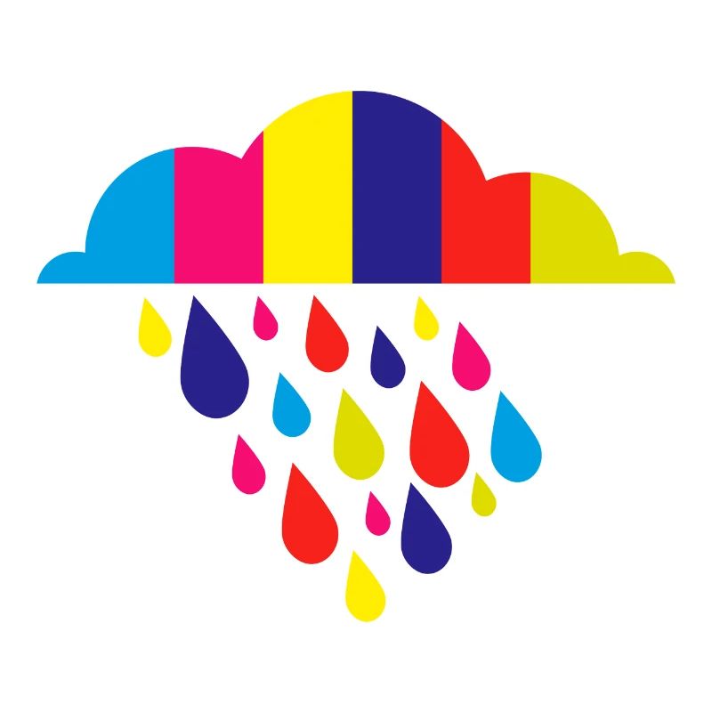 farverige efterår regn