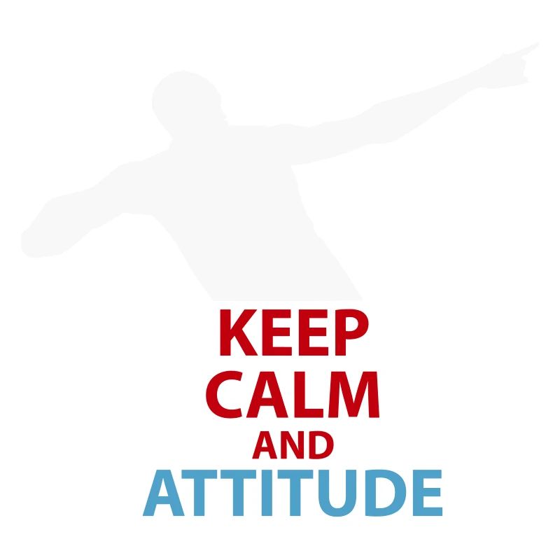 Calm and Attitude Silhouette