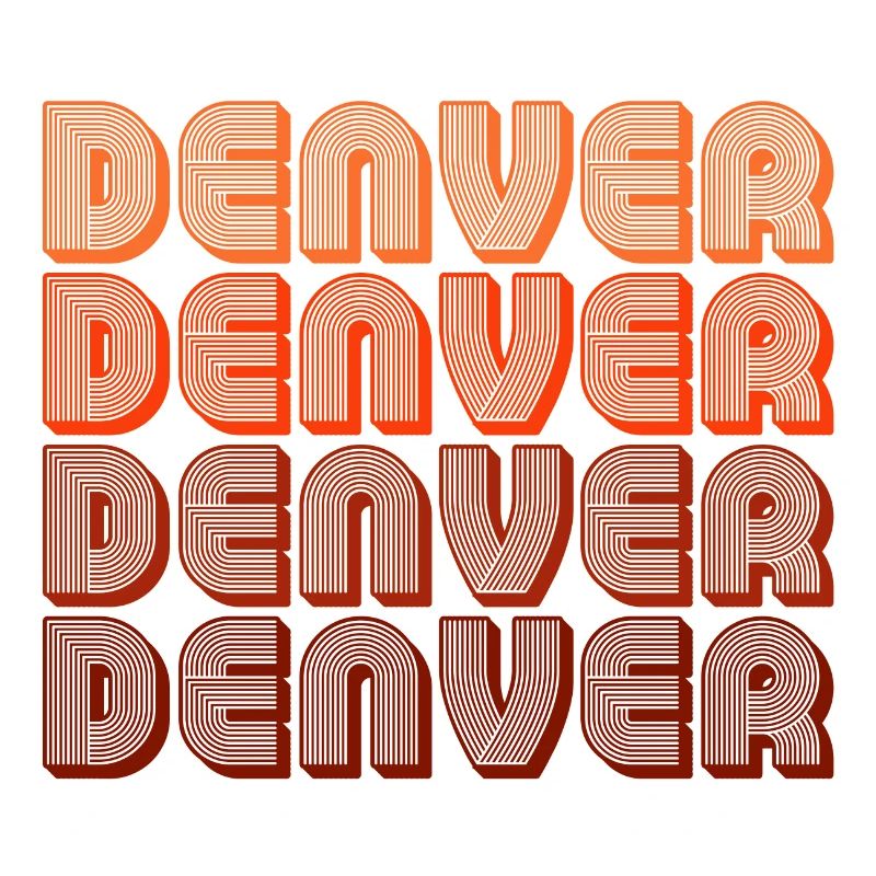 Modèle rétro Denver Gradient