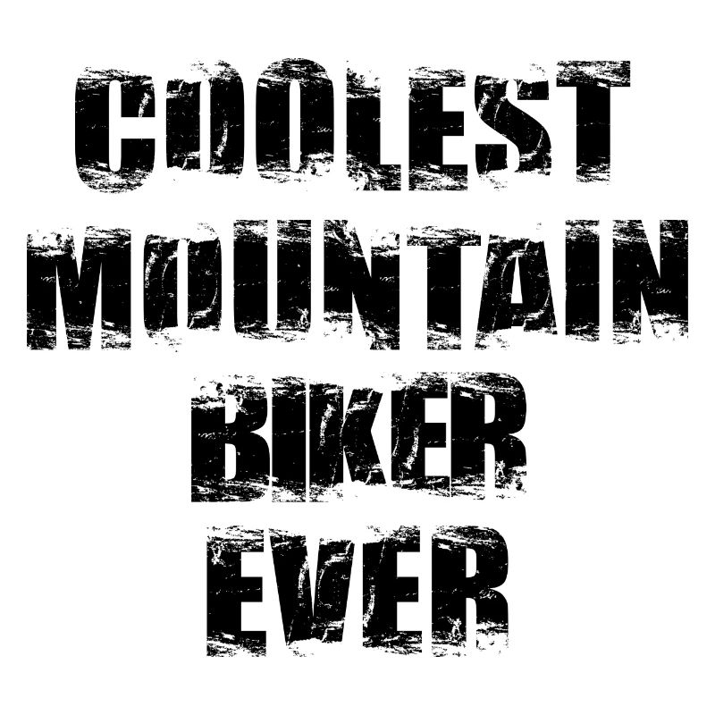 Cool mountain biker