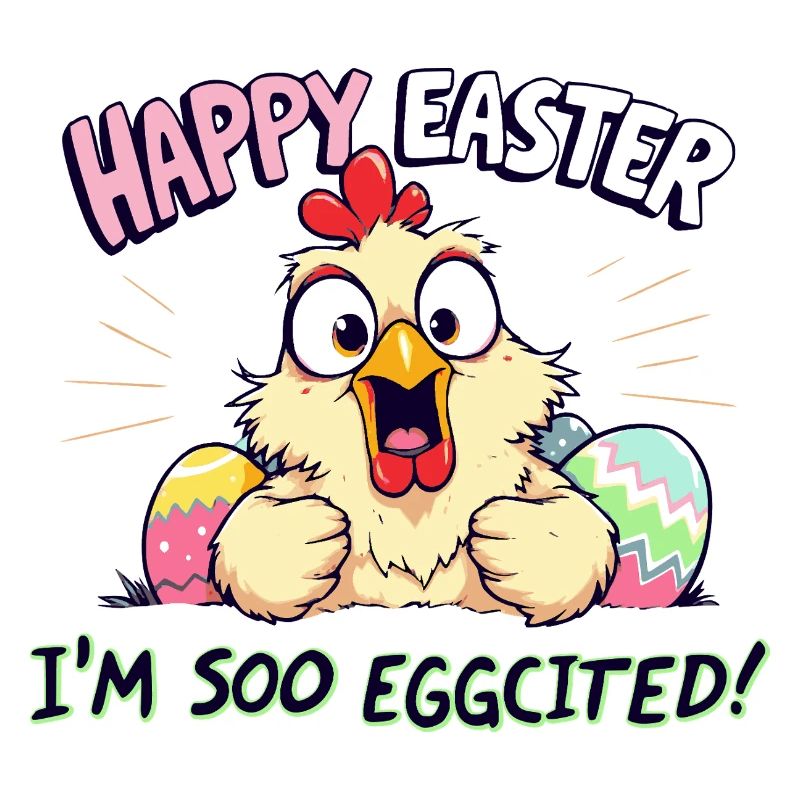 happy easter i am eggcited