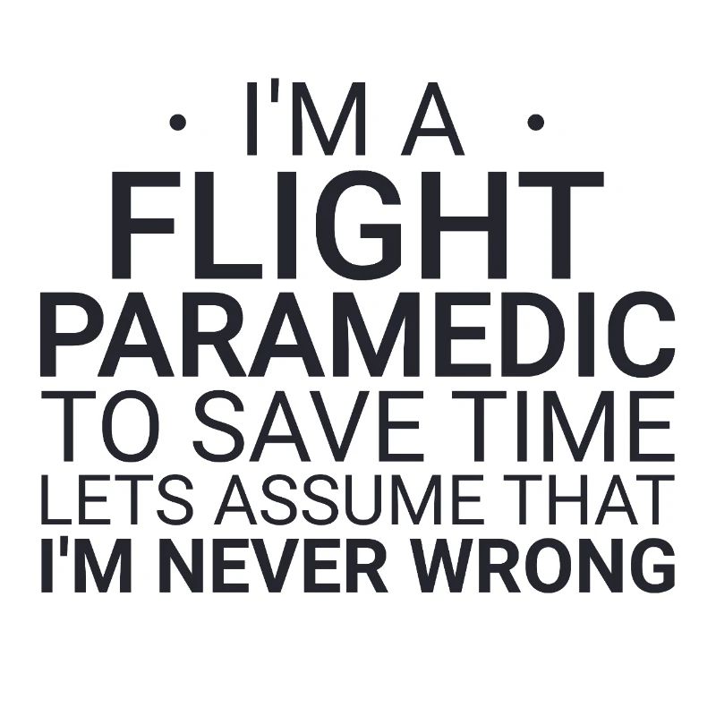 Flight Paramedic Never Wrong Luftrettung