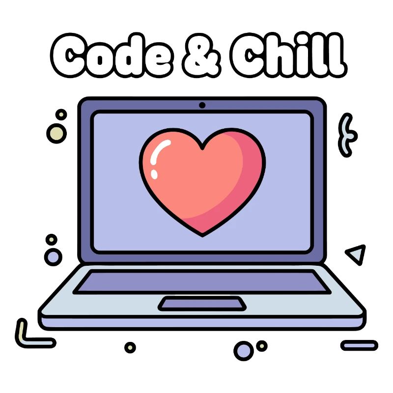 Code & Chill Herz Laptop