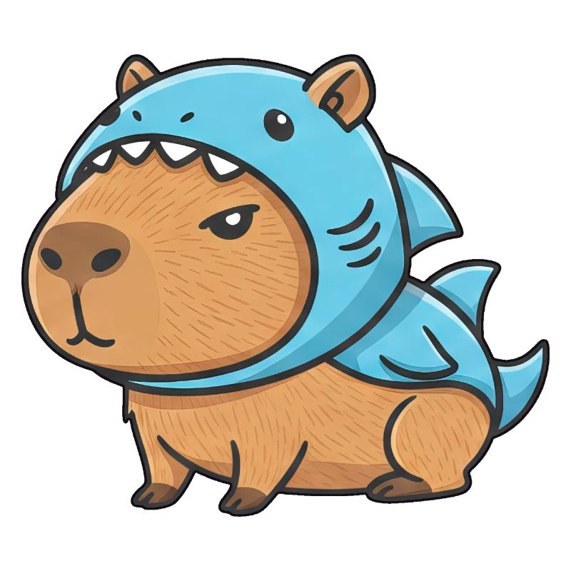 Mignon Carnaval de Hamster Capybara et cochons d’Inde