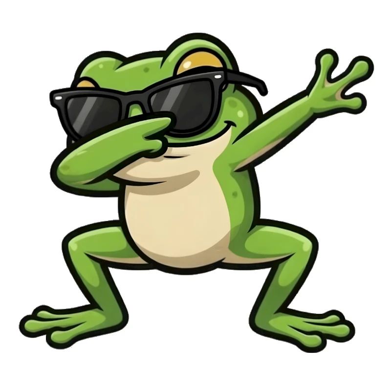 Dabbing Frog