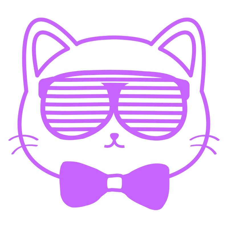 Katze mit Sonnenbrille
