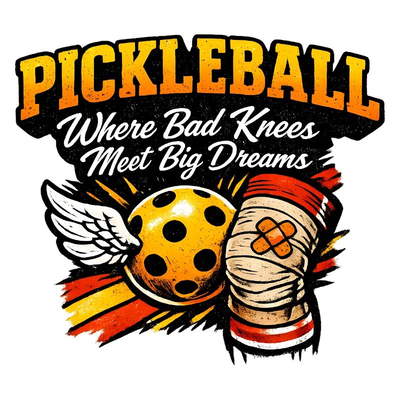 Pickleball Große Träume, Knie Power