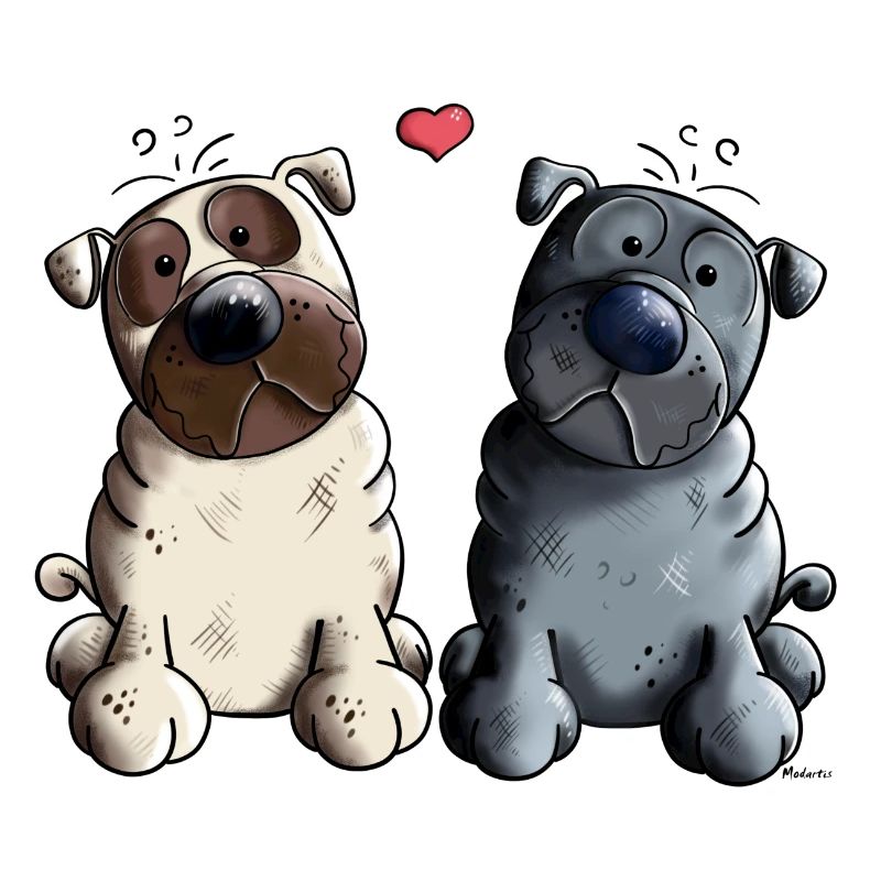 Pugs in Love