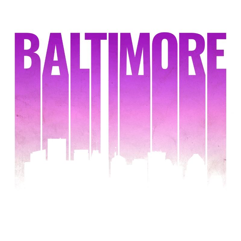 Baltimore Skyline Gradient