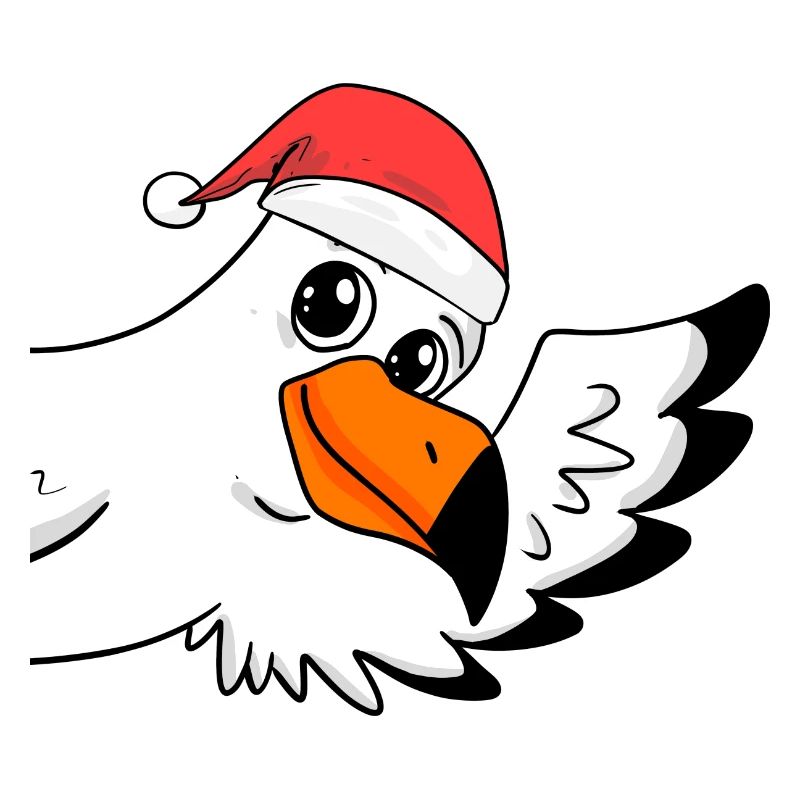 Möwe Weihnachten
