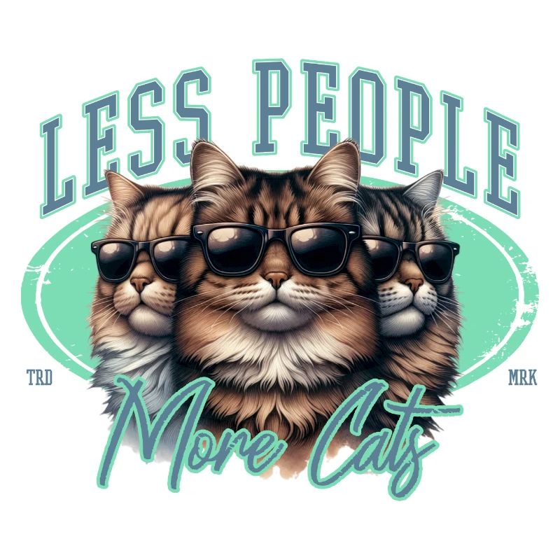 Moins de gens, plus de chats