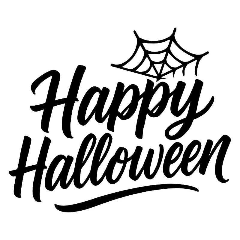Joyeux Halloween avec la conception de la toile d’araignée