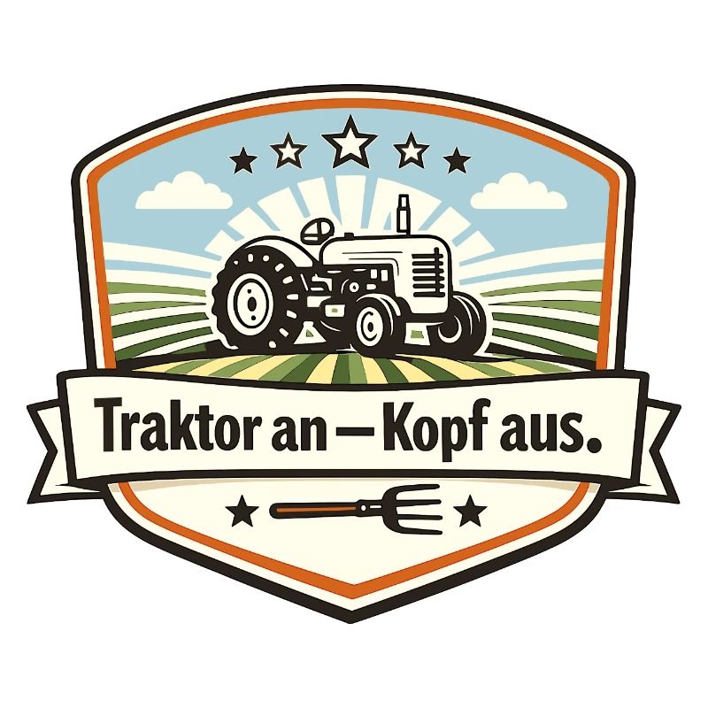 Traktor Patch Kopf Aus