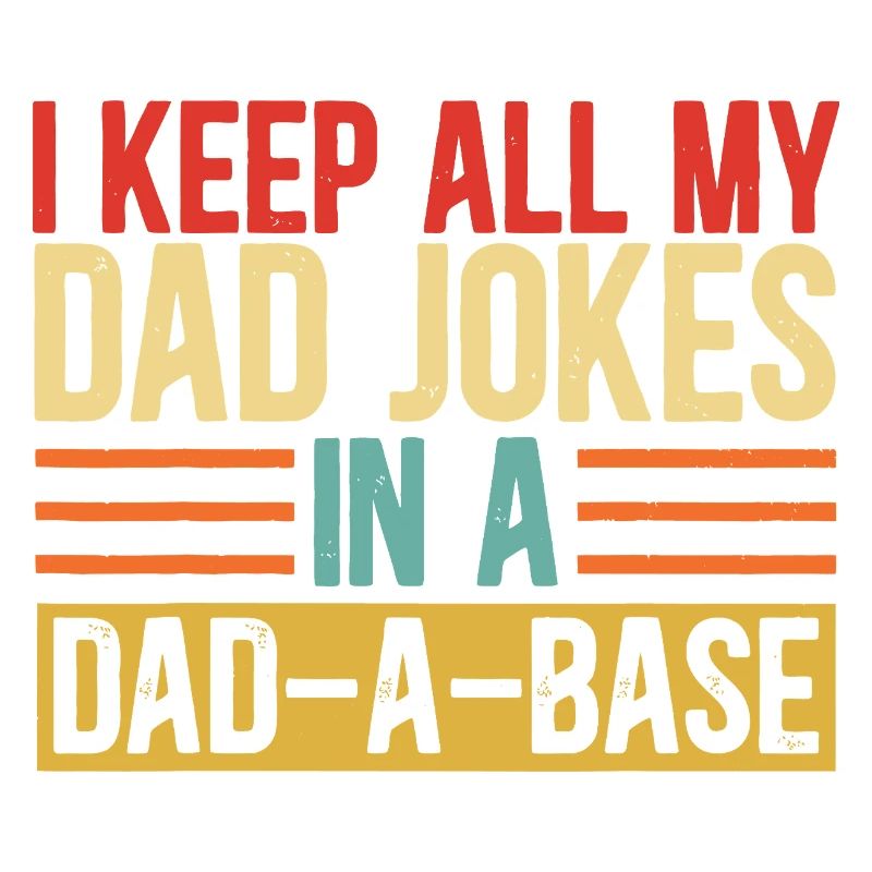 Papa-Witze in einer Dad-a-Base behalten