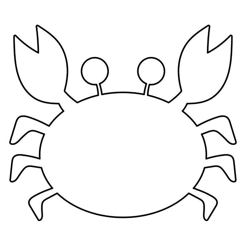 Krabbenumriss