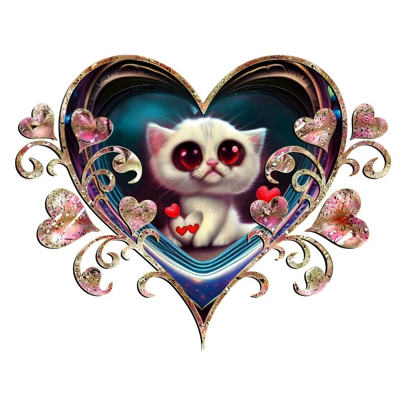Valentine's kitten