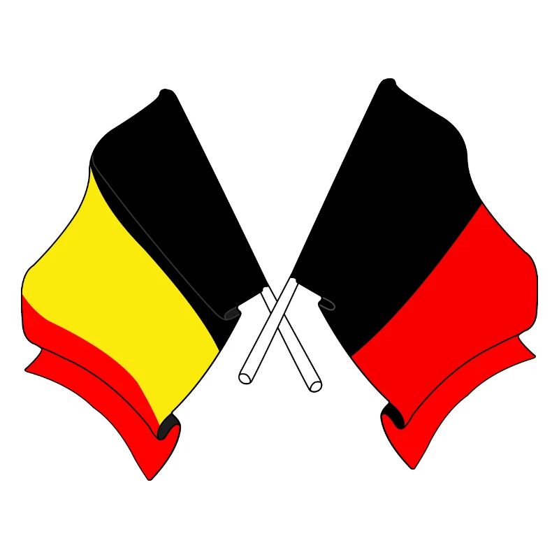 Drapeau de la Belgique et drapeau de Namur