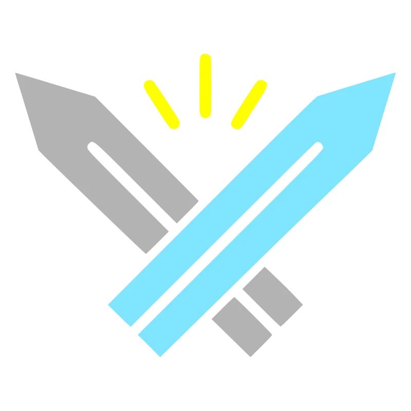 Pixel Swords RPG Gaming Rétro Vector