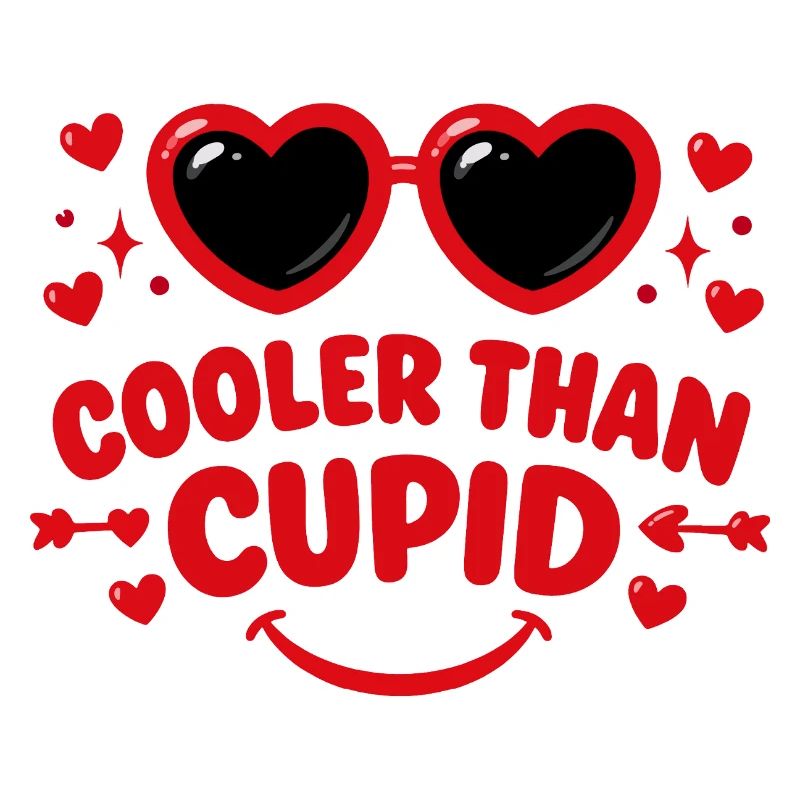 Plus Cool que Cupidon Cœurs Rétro