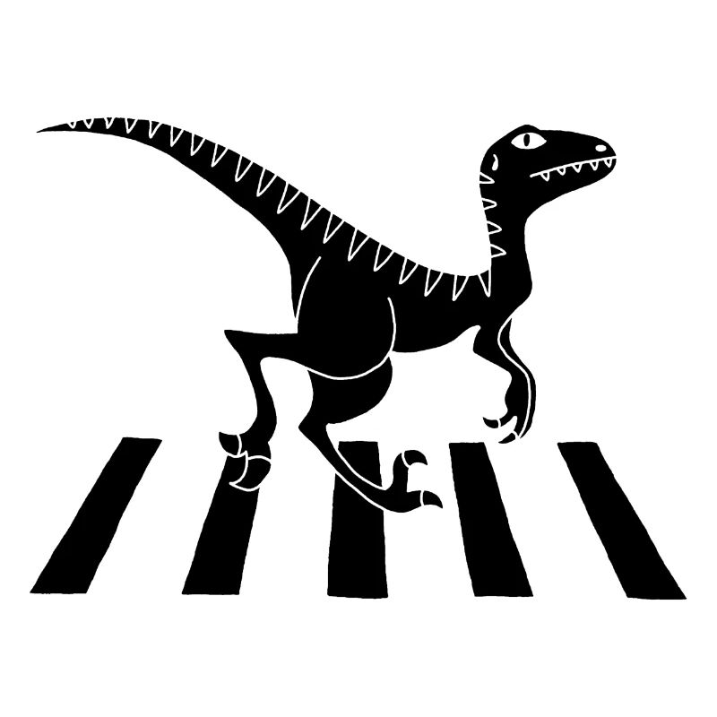 Pedestrian Dinosaur (Black)