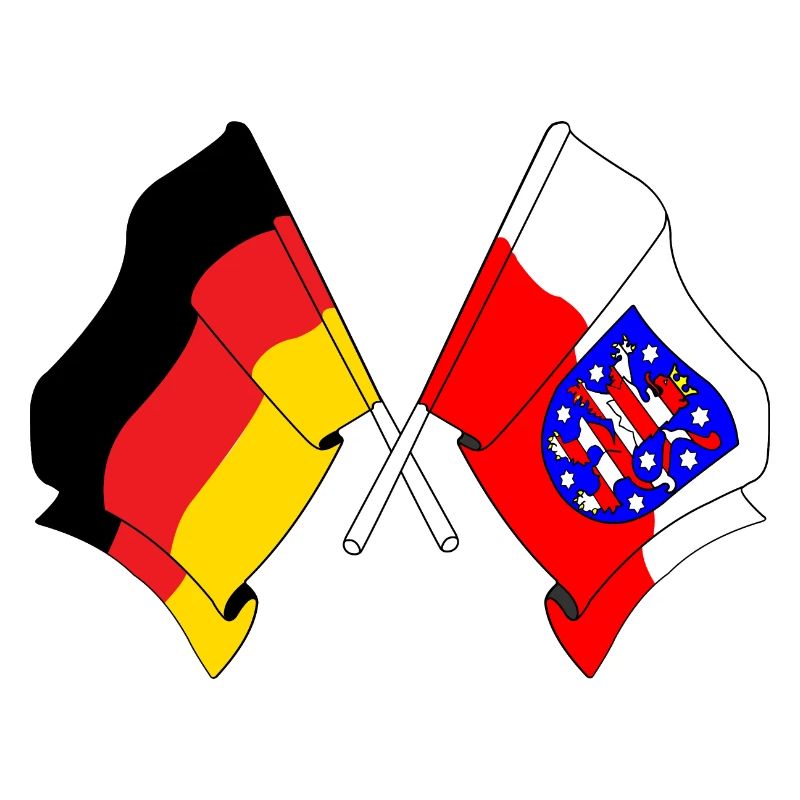 Flag Germany Thuringia