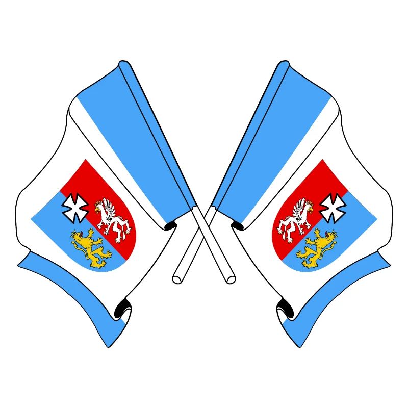 Two flags Subcarpathia