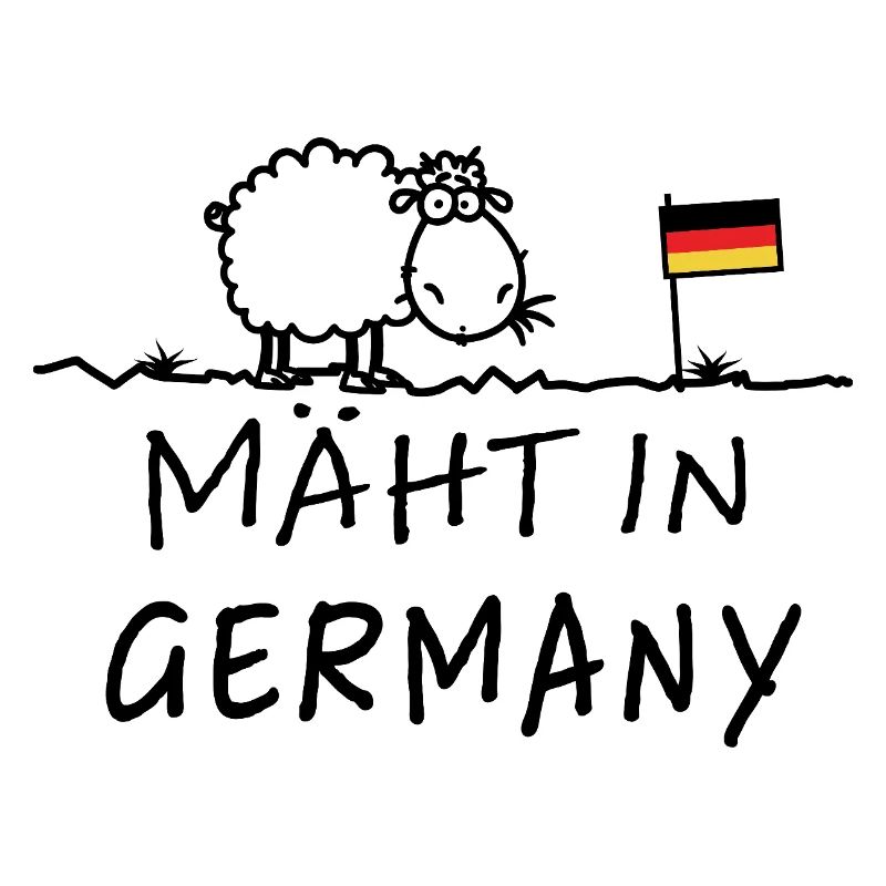 Mäht in Germany – Lustiger Schaf Spruch