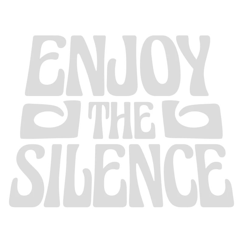 Profitez du silence Dire calme Silence Introverti
