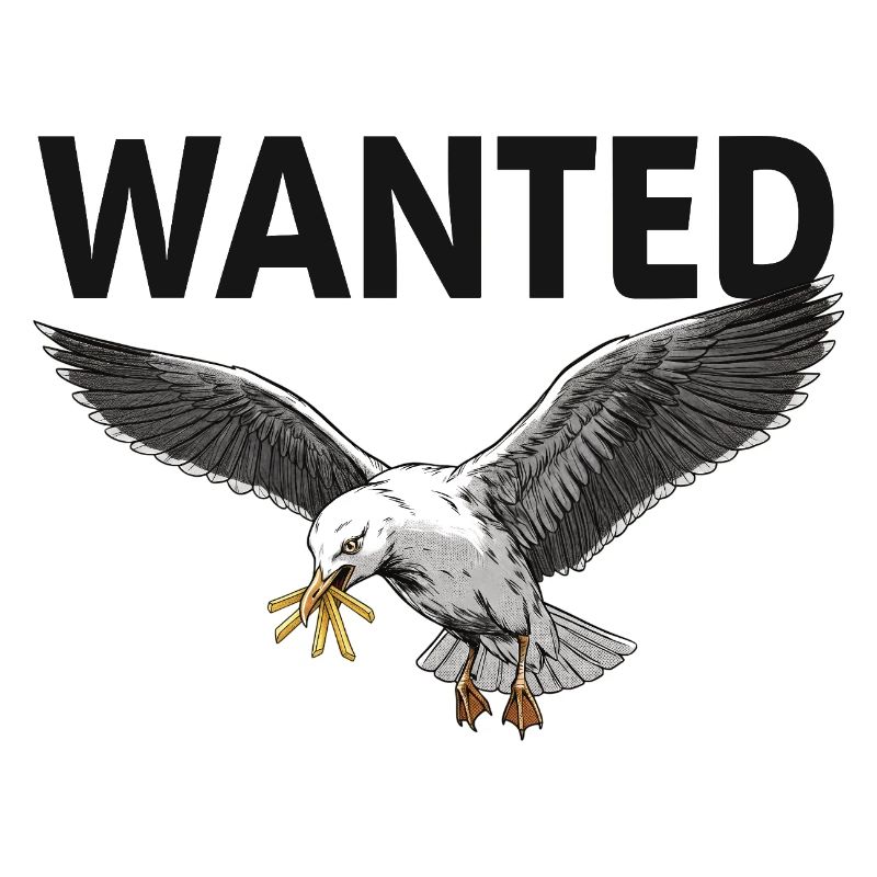 Gesuchte Pommes-möwe