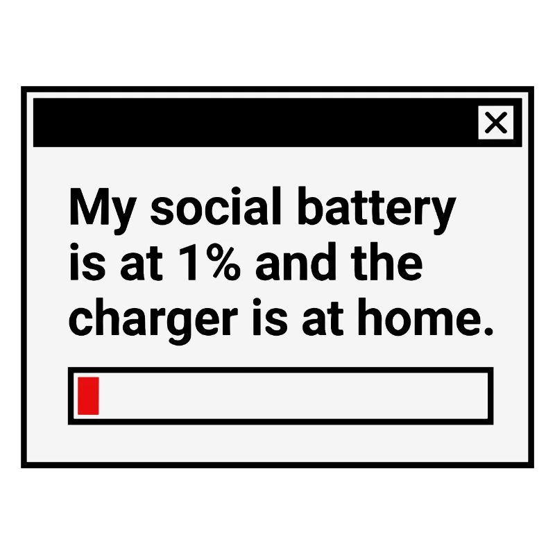 Ma batterie sociale est à 1 %
