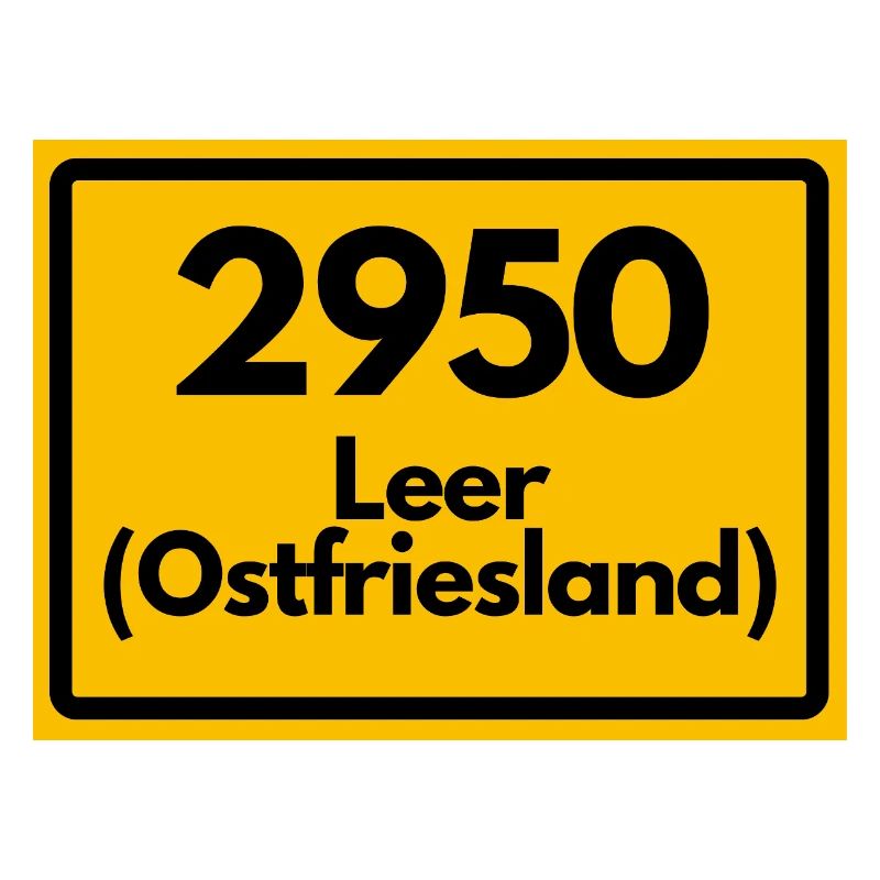 OLD POSTCODE ZIP CODE RETRO 2950 LEER EAST FRISIA