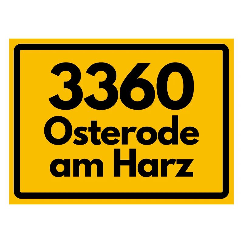 ANCIEN CODE POSTAL RETRO 3360 OSTERODE HARZ