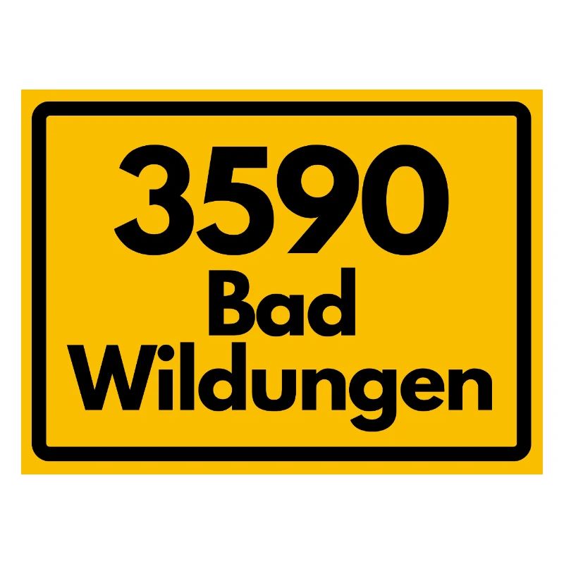 OLD POSTCODE POSTCODE RETRO 3590 BAD WILDUNGEN