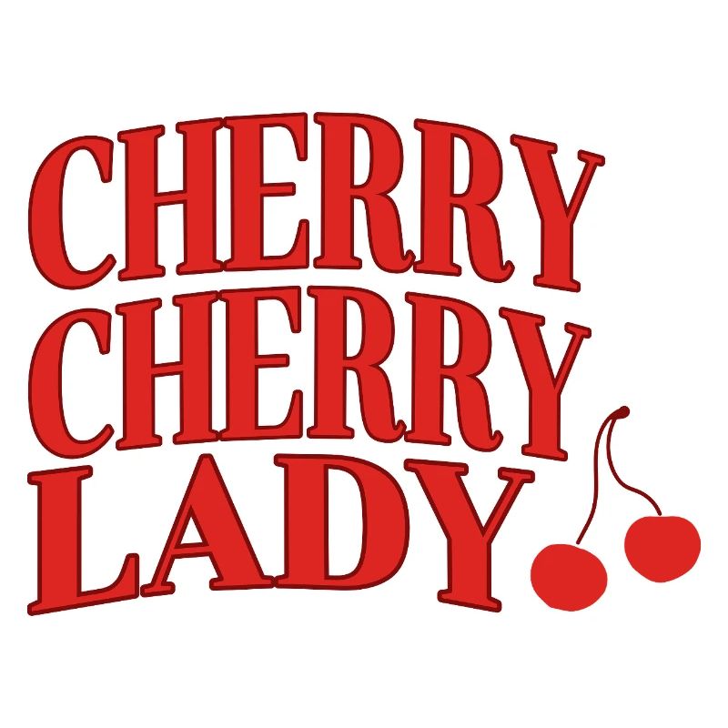 Cherry Lady Retro Script Typography
